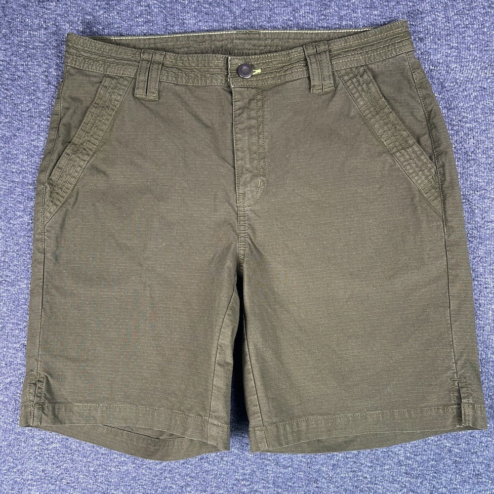 Orvis Ripstop Shorts Womens 6 Olive Green Utility Hiking‎ Outdoor Stretch 31x7